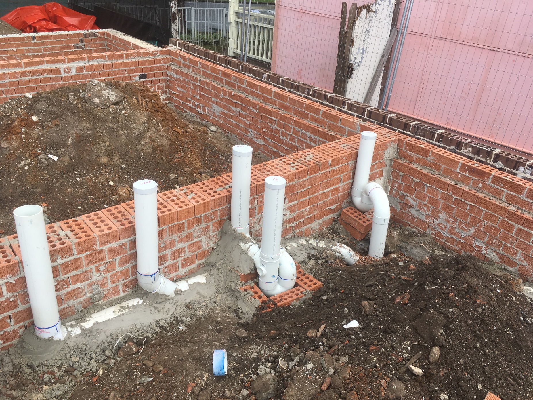 Site works and drainage